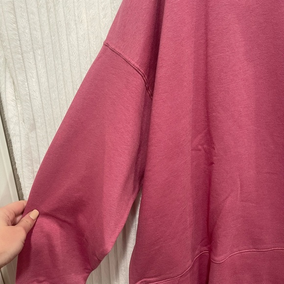 Nike Semi Cropped Crewneck Pink Size XXL Oversized NWT - Picture 3 of 5